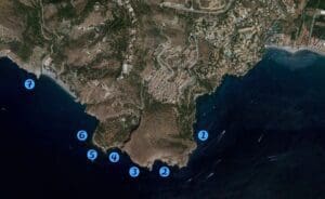 Puntos de inmersión en Cerro gordo