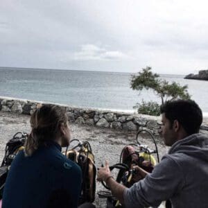 Reciclaje de buceo en La Herradura