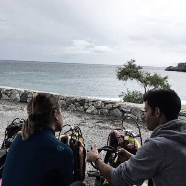 Reciclaje de buceo en La Herradura